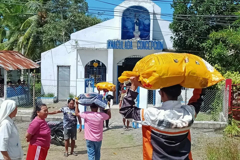 Donation drive for Diocese of Mati Flood victims