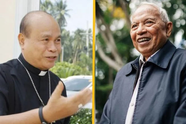 Bishop Nereo Odchimar and Bishop Honesto "Onie" Pacana