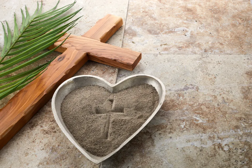 Lent - Ash, cross, and palm