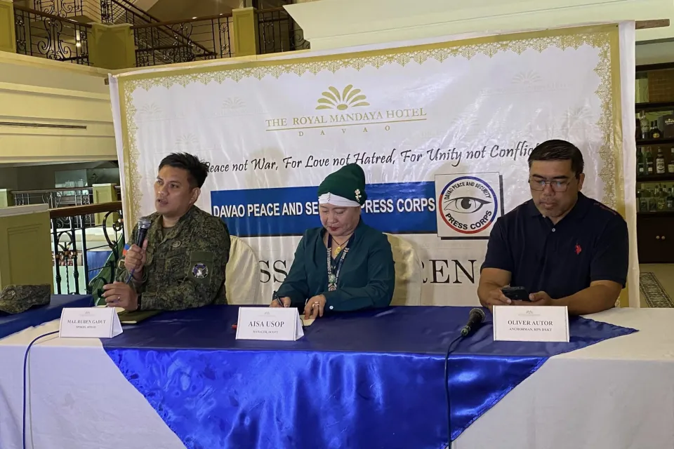 Davao Peace and Security Press Corps briefing, March 26, 2025