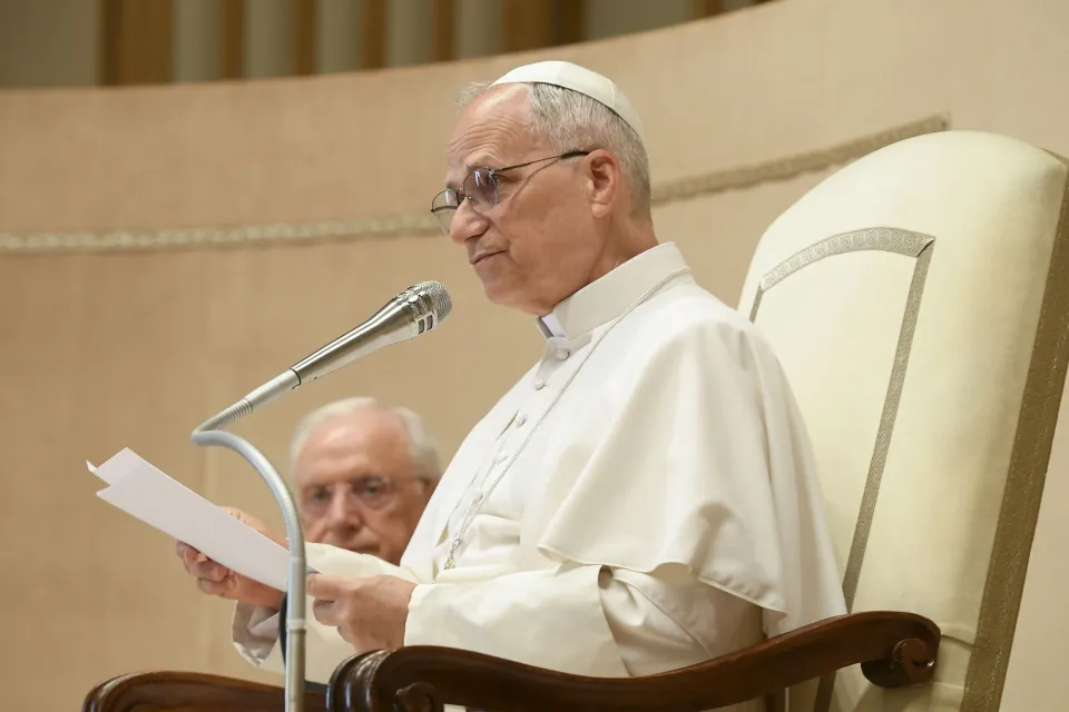 Pope Leo XIV at the Jubilee of Governments on June 21, 2025
