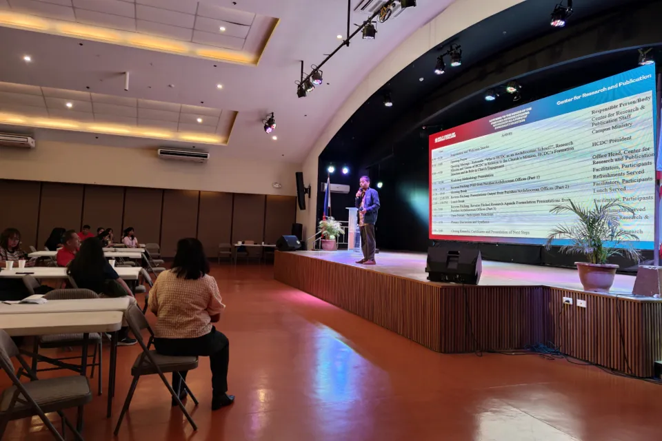 Holy Cross of Davao College (HCDC) conducts reverse pitching workshop 2025