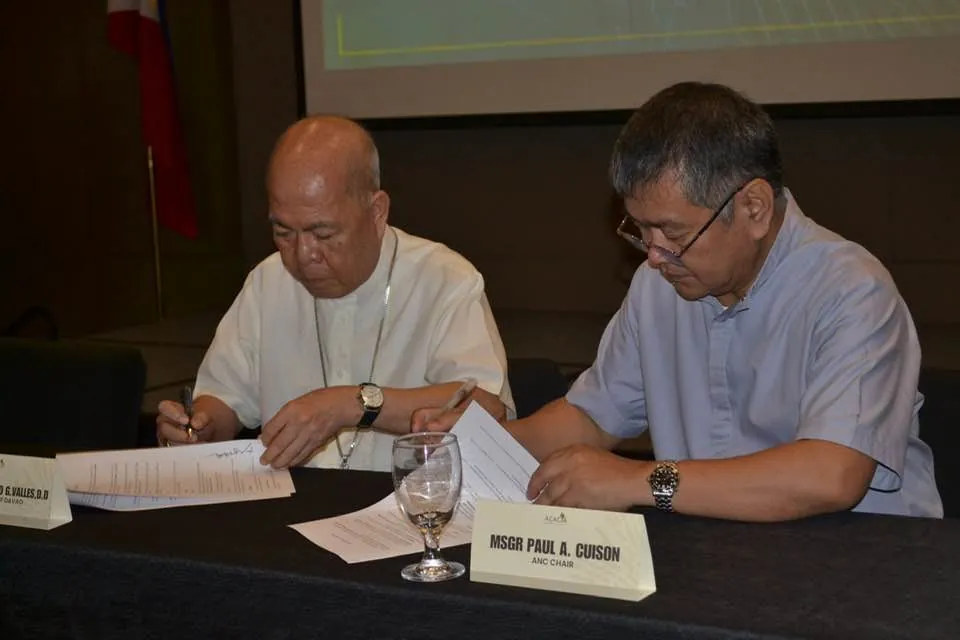 MOA signing Archdiocesan Nourishment Center (ANC) Acacia Hotel