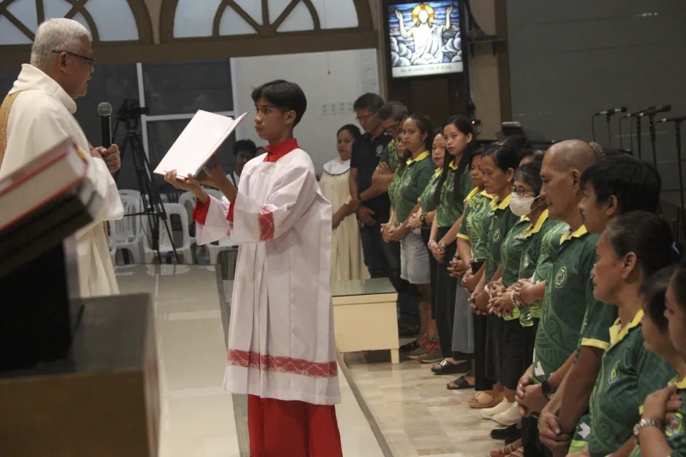 St Jude Shrine Parish Fr Leonardo Dublan installation