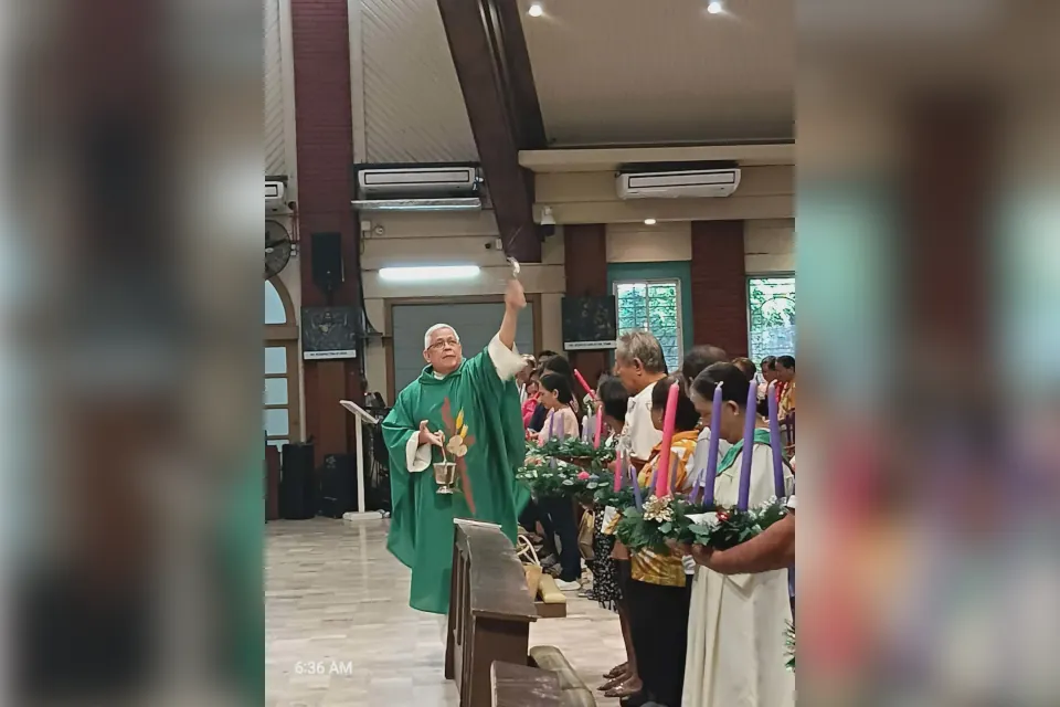 St Jude Shrine Parish blessing of Advent Wreaths of GKKs 2025