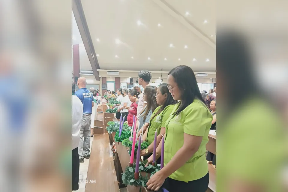 St Jude Shrine Parish blessing of Advent Wreaths of GKKs 2025