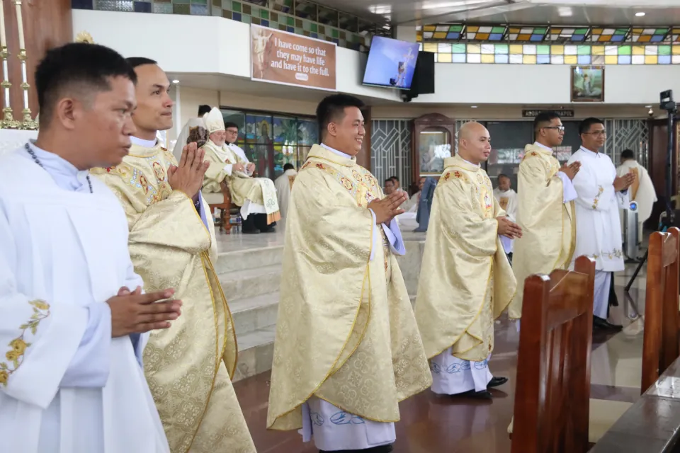 The four Vocationist deacons ordained to the priesthood were Rev. Carlo Rey Maria of the Divine Mercy Panaguition, SDV; Rev. Romeo III of the Sacred Heart of Jesus Soria, SDV; Rev. Clark Maria of the Holy Eucharist Diputado, SDV; and Rev. Eric Maria of the Divine Mercy Lastima, SDV.