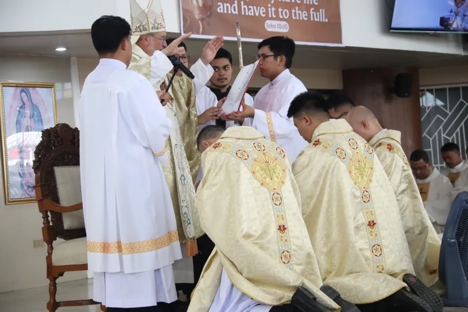 The four Vocationist deacons ordained to the priesthood were Rev. Carlo Rey Maria of the Divine Mercy Panaguition, SDV; Rev. Romeo III of the Sacred Heart of Jesus Soria, SDV; Rev. Clark Maria of the Holy Eucharist Diputado, SDV; and Rev. Eric Maria of the Divine Mercy Lastima, SDV.