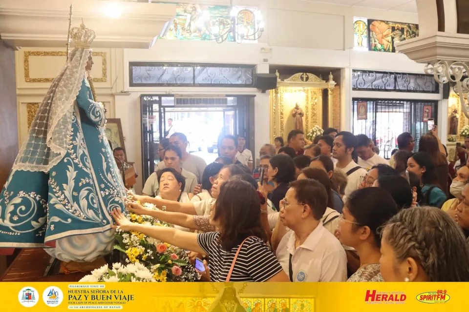 Nuestra Señora Dela Paz Y Buen Viaje (Our Lady of Peace and Good Voyage - Our Lady of Antipolo) pilgrim image, Davao City 2026
