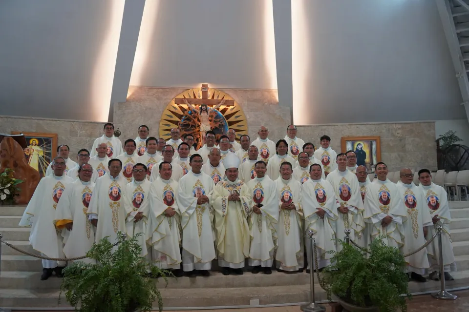 National Shrine and Parish of St. Padre Pio joyfully welcomed the clergy of the Diocese of Mati 2026