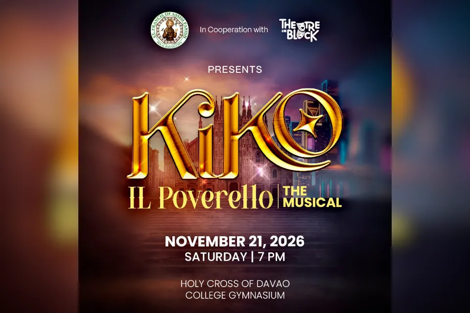 Kiko Il Poverello The Musical poster 2026
