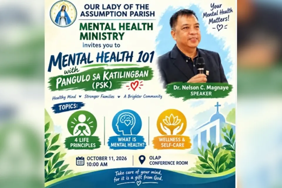 Mental Health 101 Launched in Our Lady of the Assumption Parish 2026